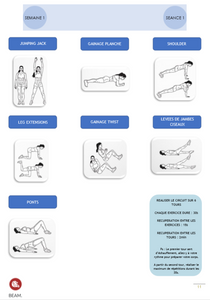 Programme sportif "THE ABS & BOOTY" - 1 mois - BEAM - E-Book